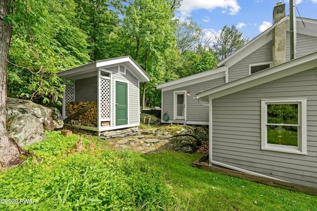 182 Lcpl Jacob Beisel Rd, Lackawaxen, PA 18435 - view of yard with an outbuilding