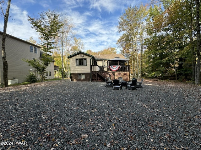 view of back of property