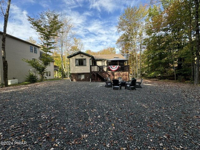 view of back of property