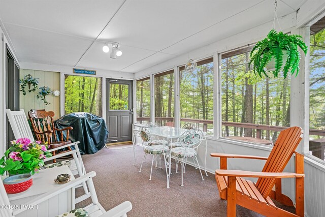 191 Water View Dr, Hawley, PA 18428 - sunroom / solarium with healthy amount of natural light and outdoor dining space