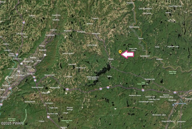 191 Water View Dr, Hawley, PA 18428 - map of property location