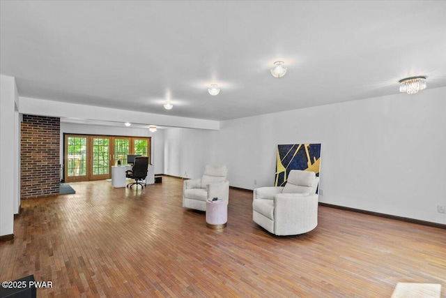 29 Hirshorn Dr, Newfoundland, PA 18445 - sitting room with wood finished floors