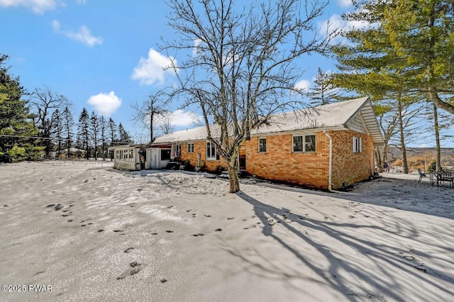 view of ranch-style home