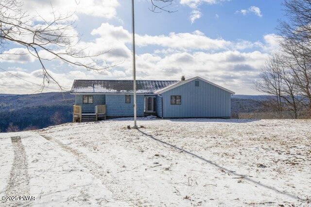 view of back of property