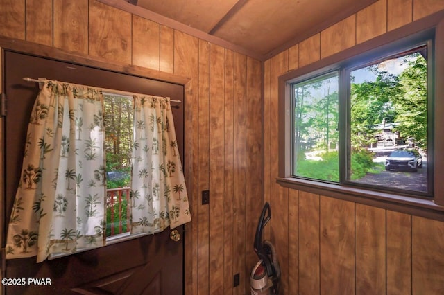 77 Brookfield Rd, Lake Ariel, PA 18436 - doorway with wood walls