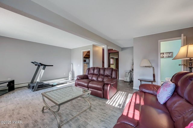 1528 Mount Cobb Rd, Jefferson Township, PA 18436 - living area with baseboards and wood finished floors