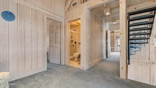 interior space featuring visible vents