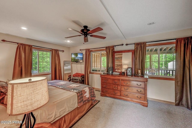 1007 Apache Ct, Lake Ariel, PA 18436 - carpeted bedroom featuring baseboards and recessed lighting