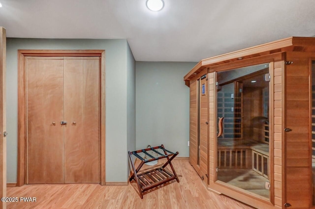 1007 Apache Ct, Lake Ariel, PA 18436 - sauna featuring wood finished floors, baseboards, and recessed lighting