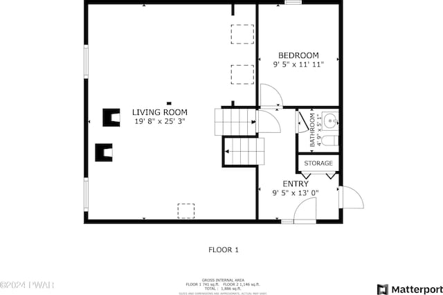 161 Lakeview Dr, Dingmans Ferry, PA 18328 - plan