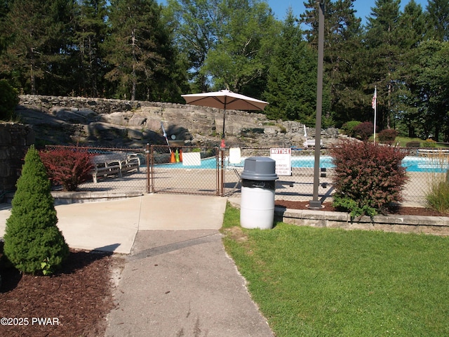 1032 Deer Field Ct, Lake Ariel, PA 18436 - community pool featuring a gate