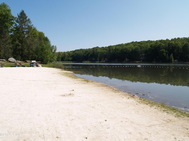 1032 Deer Field Ct, Lake Ariel, PA 18436 - water view featuring a forest