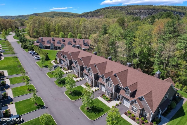 803 Macintosh Way, Matamoras, PA 18336 - birds eye view of property with a residential view and a view of trees