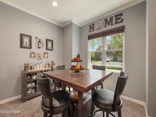 803 Macintosh Way, Matamoras, PA 18336 - dining area with crown molding and baseboards