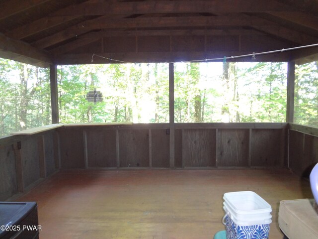 115 Eastwood Dr, Greentown, PA 18426 - unfurnished sunroom with vaulted ceiling