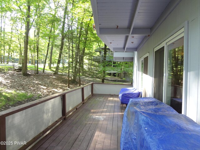 115 Eastwood Dr, Greentown, PA 18426 - view of wooden terrace