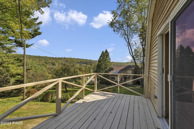 view of deck