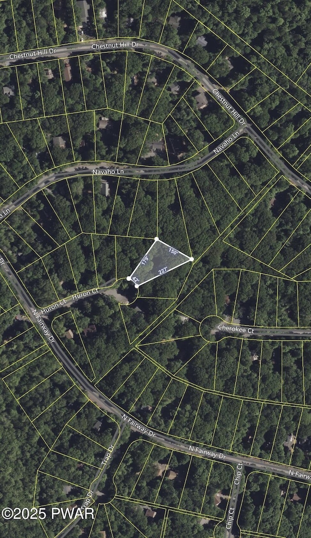 13 Huron Ct, Lake Ariel, PA 18436 - aerial map of property and surrounding area