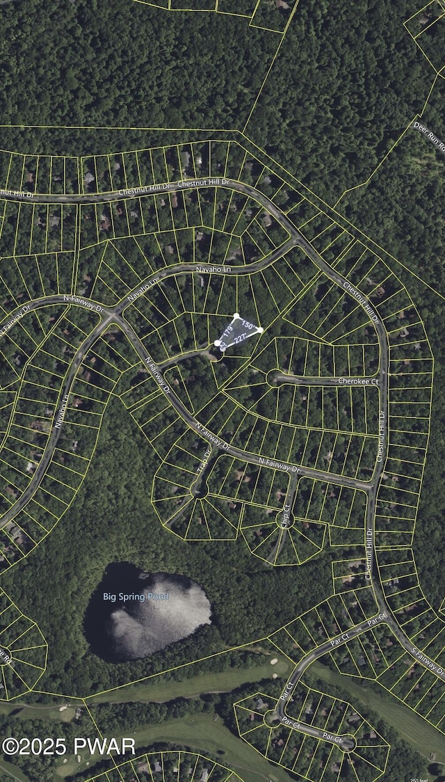 13 Huron Ct, Lake Ariel, PA 18436 - aerial view of property's location