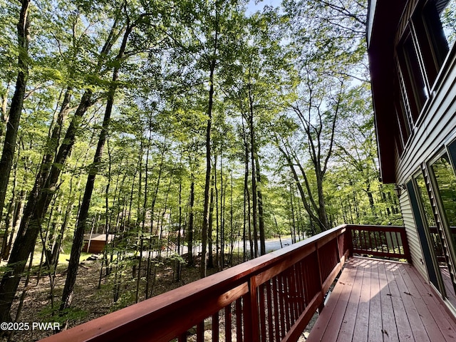 13 Huron Ct, Lake Ariel, PA 18436 - view of wooden deck