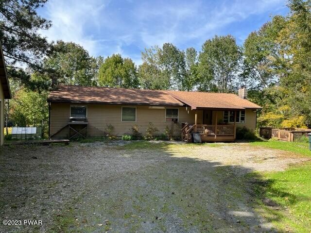 view of back of property