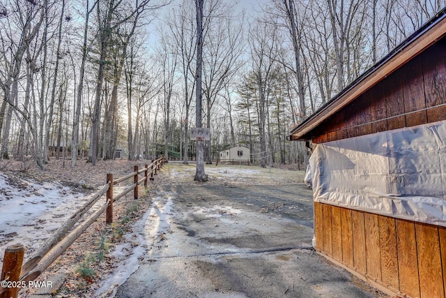 24 Lakeside Dr, Lakeville, PA 18438 - view of road with aphalt driveway