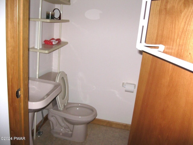 bathroom with toilet