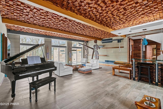 122 Overlook Ln, Lords Valley, PA 18428 - misc room featuring wood finished floors