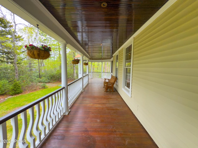 302 Oneida Way, Milford, PA 18337 - view of wooden porch