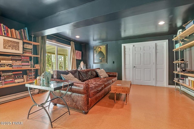 115 Washington Dr, Lords Valley, PA 18428 - living area with recessed lighting