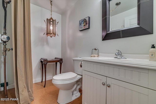 115 Washington Dr, Lords Valley, PA 18428 - bathroom featuring vanity and toilet