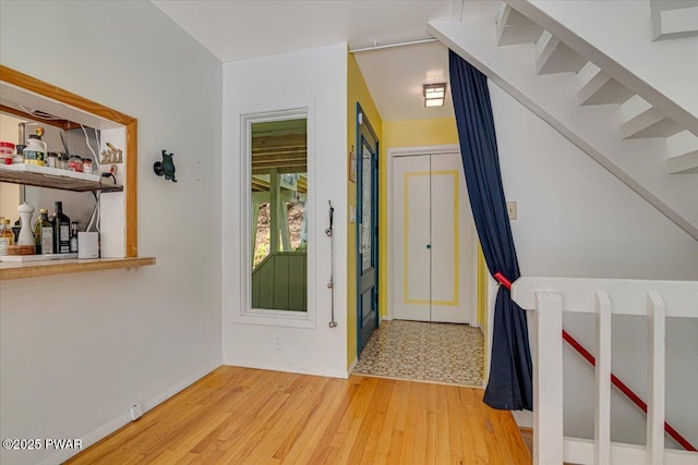 115 Washington Dr, Lords Valley, PA 18428 - foyer featuring light wood-style floors