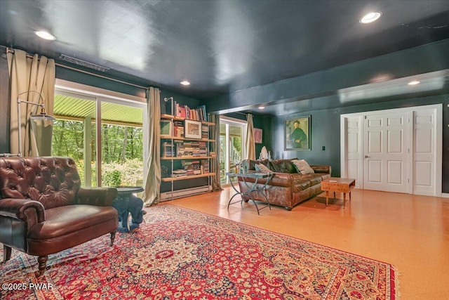 115 Washington Dr, Lords Valley, PA 18428 - living area with recessed lighting