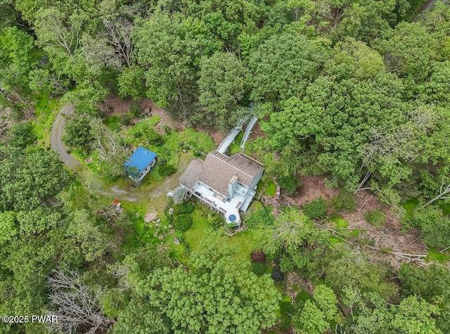 115 Washington Dr, Lords Valley, PA 18428 - aerial view of property and surrounding area
