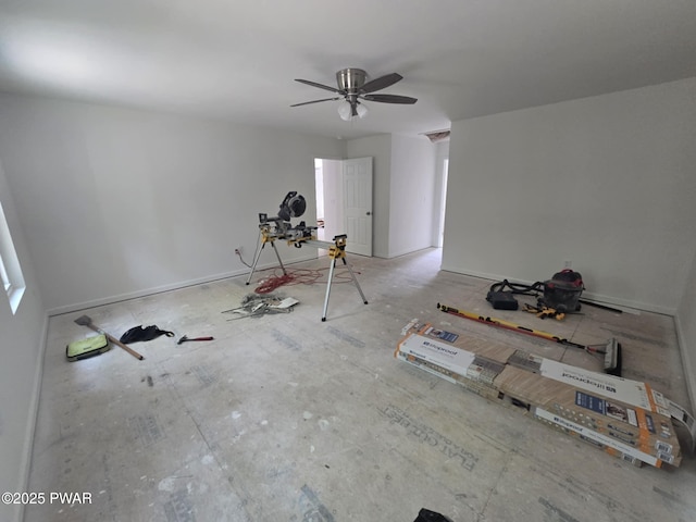 72 Lakeview Dr, Lake Ariel, PA 18436 - empty room featuring a ceiling fan