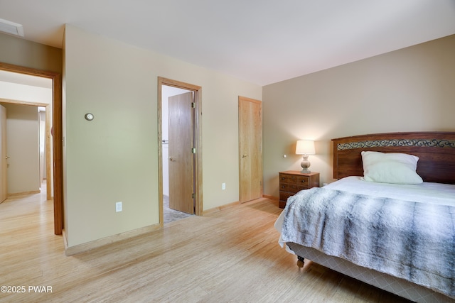 2766 Owego Tpke, Hawley, PA 18428 - bedroom featuring light wood-style floors and baseboards