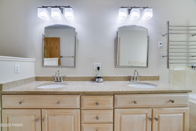 2766 Owego Tpke, Hawley, PA 18428 - full bathroom with double vanity