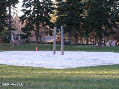 1011 Salem Pl, Lake Ariel, PA 18436 - view of community featuring volleyball court and a lawn