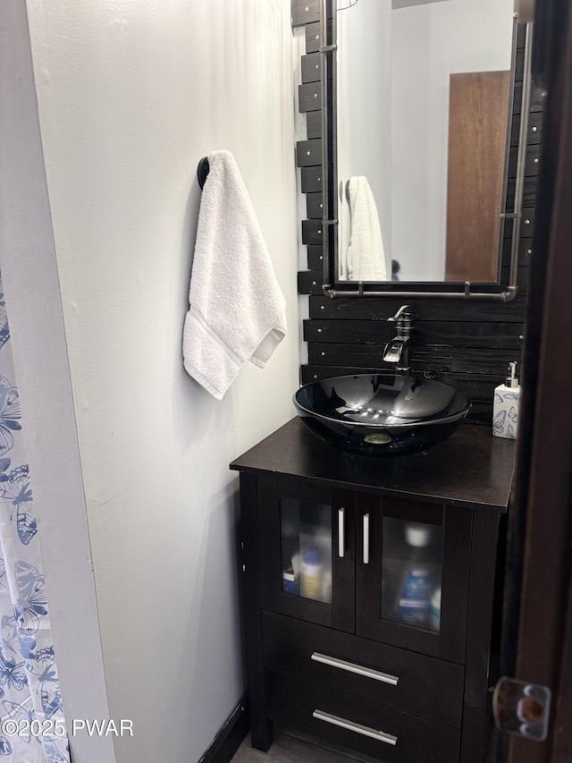 1267 Brookfield Rd, Lake Ariel, PA 18436 - bathroom with vanity and baseboards