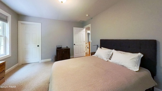 401 Log Tavern Rd, Milford, PA 18337 - bedroom with baseboards and light carpet
