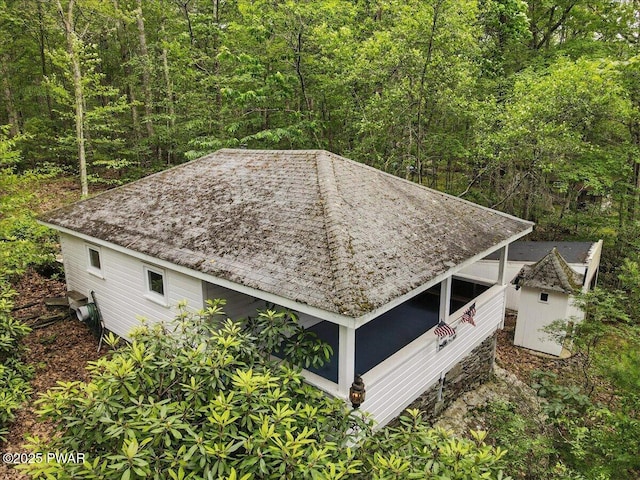 193 Old Rte 402, Dingmans Ferry, PA 18328 - view of subject property featuring a forest