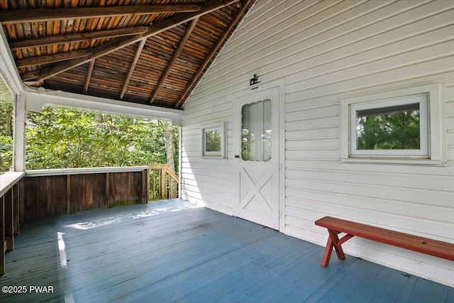 193 Old Rte 402, Dingmans Ferry, PA 18328 - view of wooden terrace