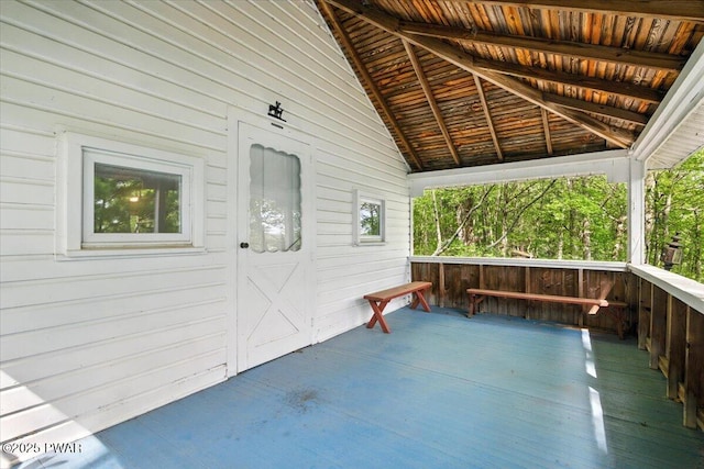 193 Old Rte 402, Dingmans Ferry, PA 18328 - view of patio / terrace with a wooden deck