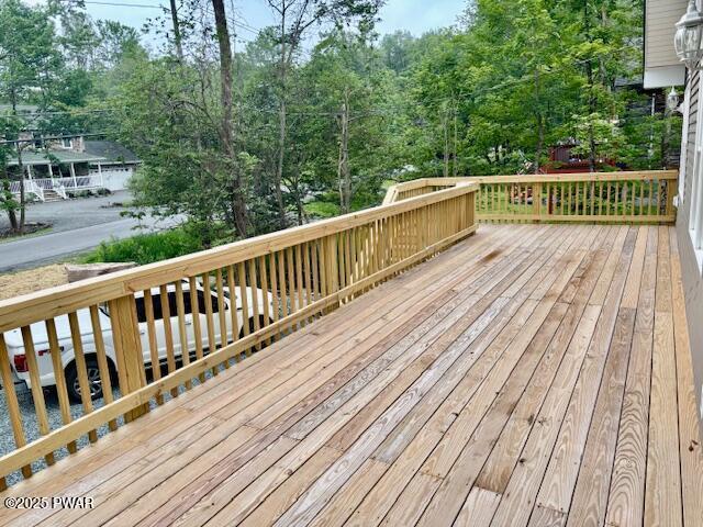 9 Wallenpaupack Dr, Lake Ariel, PA 18436 - view of wooden deck