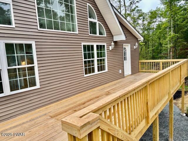 9 Wallenpaupack Dr, Lake Ariel, PA 18436 - view of wooden terrace
