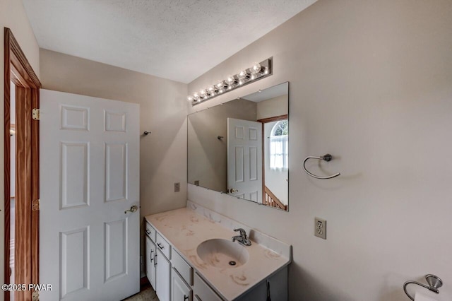 32 Forest Ln, Lake Ariel, PA 18436 - bathroom featuring vanity and a textured ceiling