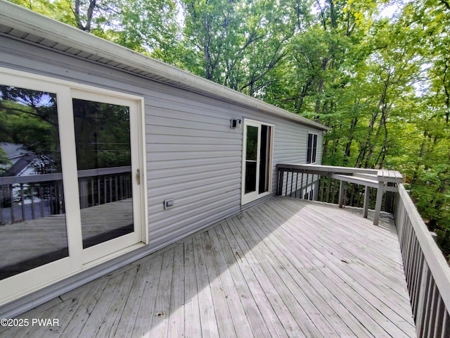 104 Radcliff Rd, Bushkill, PA 18324 - view of wooden deck