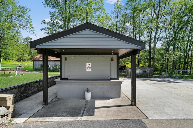1419 Bear Dr, Bushkill, PA 18324 - view of patio featuring mail area