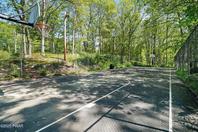 1419 Bear Dr, Bushkill, PA 18324 - view of basketball court with basketball court