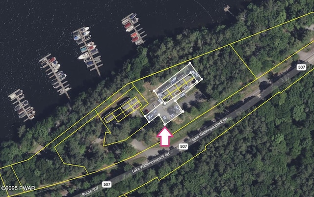 110 Waterview Ln Unit 31, Greentown, PA 18426 - aerial view of property's location with property boundaries highlighted